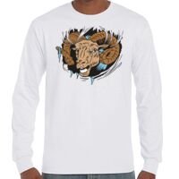 T-Shirt Hammer Manches Longues de Marque Gildan Vignette