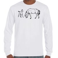 T-Shirt Hammer Manches Longues de Marque Gildan Vignette