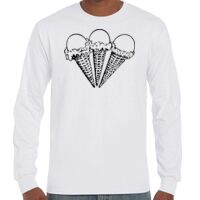 T-Shirt Hammer Manches Longues de Marque Gildan Vignette