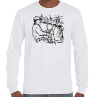 T-Shirt Hammer Manches Longues de Marque Gildan Vignette