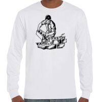 T-Shirt Hammer Manches Longues de Marque Gildan Vignette