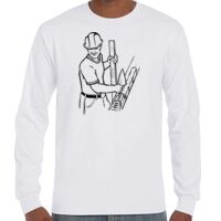 T-Shirt Hammer Manches Longues de Marque Gildan Vignette