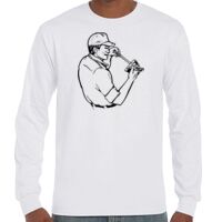 T-Shirt Hammer Manches Longues de Marque Gildan Vignette