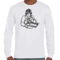 T-Shirt Hammer Manches Longues de Marque Gildan Vignette