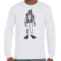 T-Shirt Hammer Manches Longues de Marque Gildan Vignette