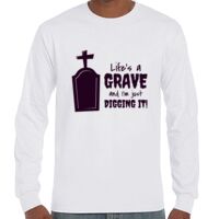 T-Shirt Hammer Manches Longues de Marque Gildan Vignette