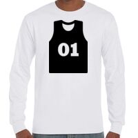 T-Shirt Hammer Manches Longues de Marque Gildan Vignette