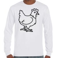 T-Shirt Hammer Manches Longues de Marque Gildan Vignette