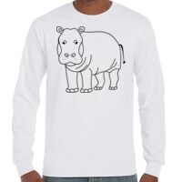 T-Shirt Hammer Manches Longues de Marque Gildan Vignette