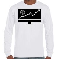 T-Shirt Hammer Manches Longues de Marque Gildan Vignette