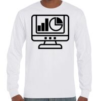 T-Shirt Hammer Manches Longues de Marque Gildan Vignette